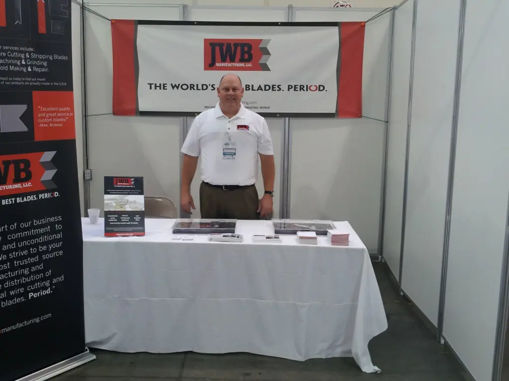 CEO JEff Barth hosts JWB Manufacturing's Booth at the 2013 Nogales Supplier Expo.